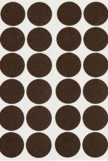 TREND KULP 28 mm Adhesive Furniture Leg Felt Floor Protector Table Chair Parquet Protection Pad (Pack of 28)