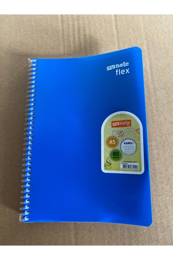 Mynote فليكس دوامة Pp دفتر A5 80 ورقة تشكيلة ألوان متقلب
