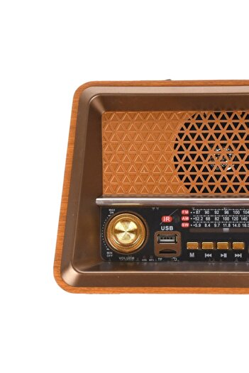 BLA BLA FOAM Radio FM/AM/SW, MP3 portabil cu Bluetooth, design vintage, baterie reîncărcabilă, USB, TF, AUX
