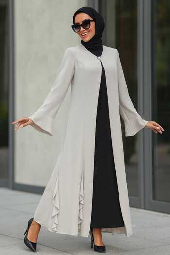 Neva Style Абая з бахромою, бежева 1535bej