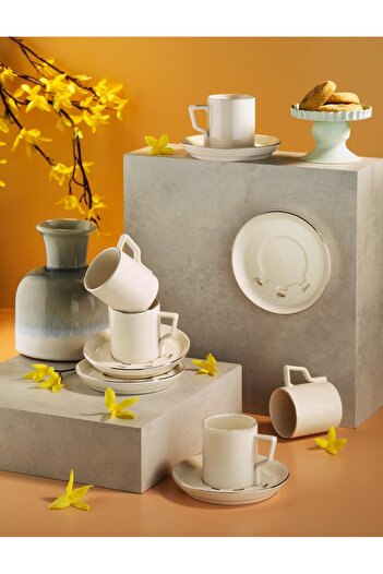 OLİKA Mira 12 Piece Cup Set Silver