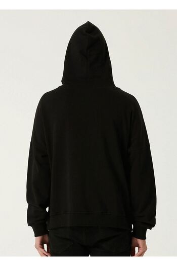 VBSVİBES Unisex Oversize F'ck New Cars Printed Hooded Sweatshirt