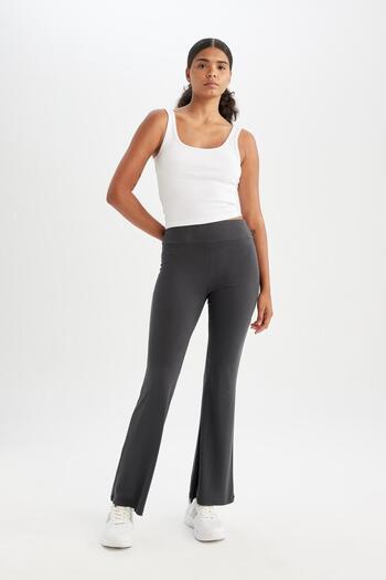 DeFacto DeFactoFit Modal Fabric Spanish Leg Trousers - C0420AX24SM