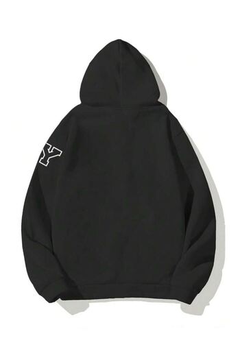 VBSVİBES Hooded Oversize Sweatshirt Black Unisex