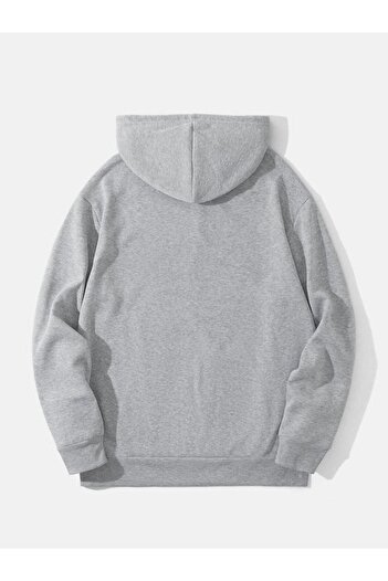 CLAYES Γκρι Oversize Hooded Sculpture Φούτερ χεριών - Τυπωμένο