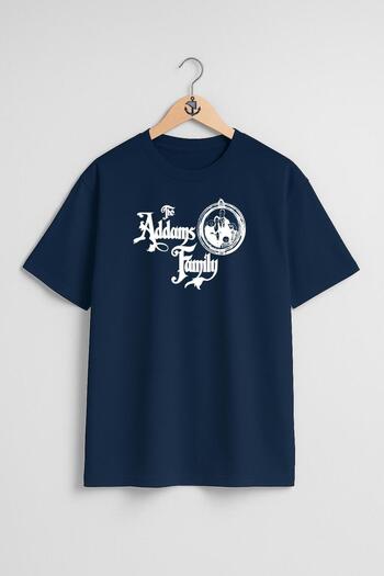 Bahriyeli Collection Oversize the Addams Family Wednesday Chest Design Unisex T-Shirt
