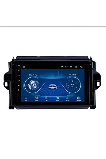 unbranded Android screen for Toyota Fortuner 2016-2022 model (RAM 2 - Memory 32) supports CarPlay and Android Auto.