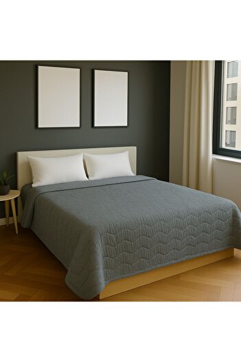 Miabella Home Double Summer Pique, Quilted Double Bedspread, Quilted Pique, Double Bedspread