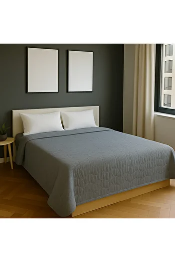 Miabella Home Double Summer Pique, Quilted Double Bedspread, Quilted Pique, Double Bedspread
