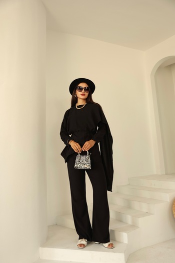Vegove Linen Suit with Shawl Detail Trousers