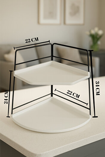 Okay Decorative Wooden Organizer |   Stainless Steel Organizer – Kitchen, Bathroom, Living Room, Study Desk
