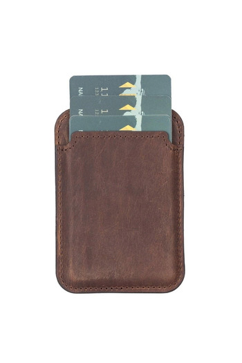 FTAKRY Maggy Leather Card Holder G2 Brown