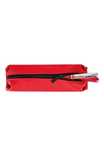 Herlitz Pencil Case Etui Origami, Color Flame Red, Dimensions 6.5x3.5x20 cm, Material Fabric