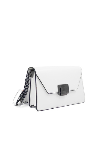 Posete Fagaras Emilia Leather Purse - Plain White, Genuine Leather Bag, Bags, Summer Bags, Genuine Leather