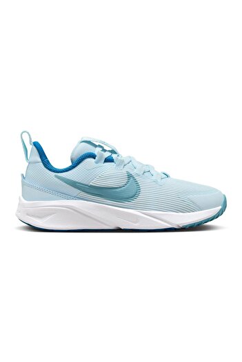 Nike Star Runner 4 Elastic Lace Shoes - Glacier Blue/Astronomy Blue/White/Denim Turquoise