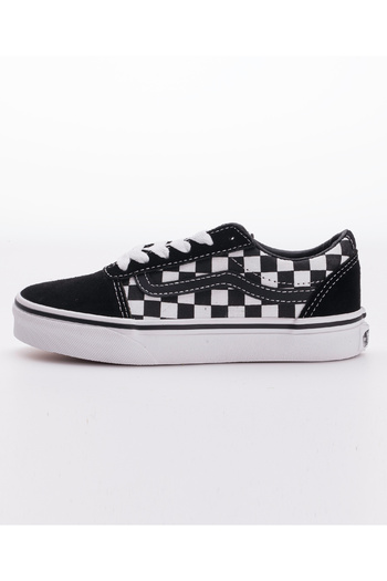 Vans Yt Ward Low Top Checks Shoes - Black