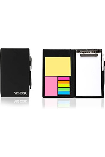 fulina Sticky Notes Notebooks Colored Page Markers Bundle Set, 5 colours sticky note,with ballpoint pen