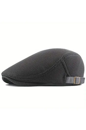 GlassySKY Stylish Italian Model Men's Mesh Breathable Cap Hat Sun Protection, Summer Beach Vacation