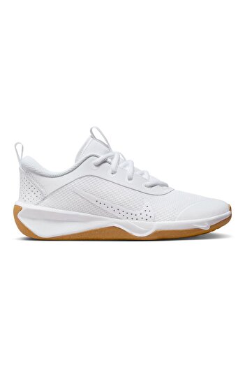 Nike Omni Multi-Court Lace Up Shoes - White/Pure Platinum/Light Smoke Grey