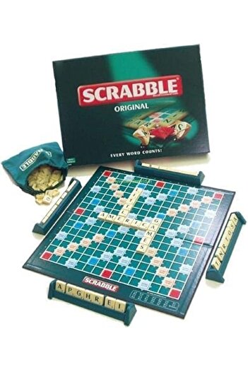 SUKILO Scrabble Classic Crossword Board Game – Word Building Game for Families, Kids & Adults