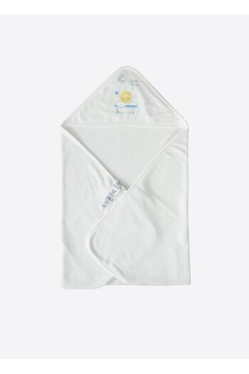 kitikate Organic New Dreams Bathrobe Set White-Blue