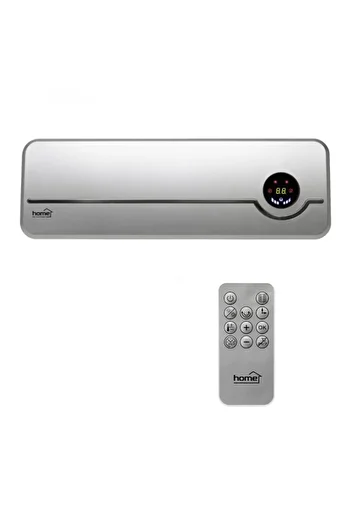 OEM Wall-mounted fan heater with fan, 2000W, 2 heating levels, remote control, weekly program