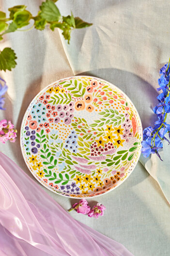 Karaca Fiore Serving Plate 26 cm