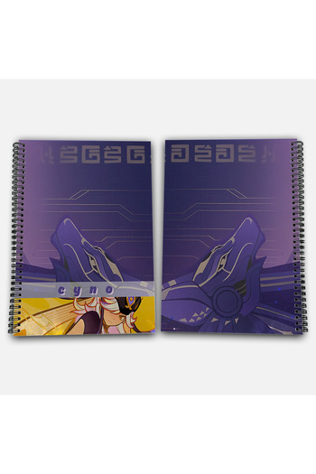 Define Moyas Genshin Impact Cyno Unlined A4 School Notebook 72 Sheets Model 3