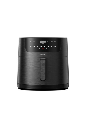 TESLA Friteuză cu aer cald AF800B, 8 L, 1800 W, panou digital, 8 programe, neagră