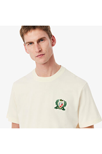 Lacoste French Made Embroidered Badge T-shirt - TH0027-00-XFJ