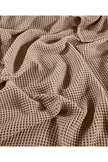 destinyhometex Waffle Desen Saçaksız Koltuk Örtüsü/tv Battaniyesi 100x200cm