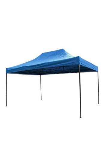 Z-Tools Cort metalic tip foișor pentru grădină, impermeabil 3×4,5 metri, albastru / ZTS5664