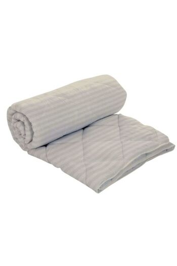 Ralex Damask Polycotton Pucioasa Wool Quilted Blanket 140x210cm, Beige