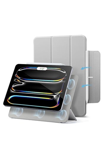 WOW Case compatible with iPad Pro 13 2024, G61, TPU, Gray