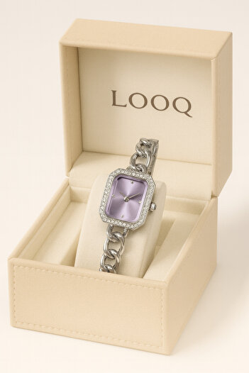 LOOQ New Women's Wristwatch with Stone Detail