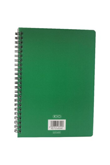 Roco Notebook, A5, 100 Sheets, Single Ruled (Arabic), Green
