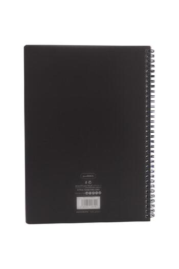 Roco Notebook, A4, 100 Sheets, Double Ruled (English), Black