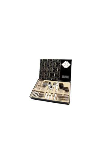 OME Set 24 tacâmuri Luxury High Quality, argintiu