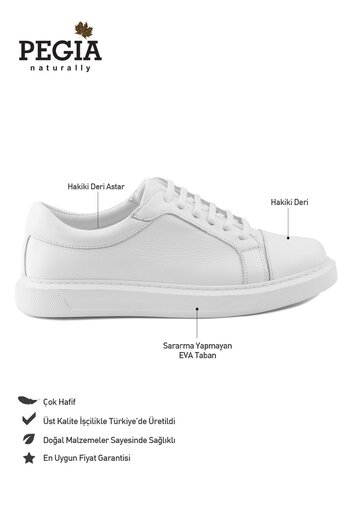 Pegia Women's Leather Sneakers Dg6023