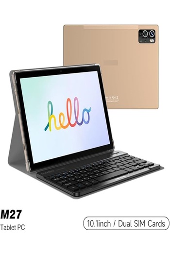 Generic Genie Tablet Modio M27 Smart Android, 10.1 Inch Display, 8GB RAM, 256GB Storage, 5G Wi-Fi, Global Ve