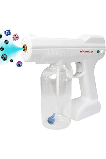 Twinkle Mart Cordless Nano Sprayer Machine Blue Light Disinfection Nano Steam Spray Gun Electric ULV Spray