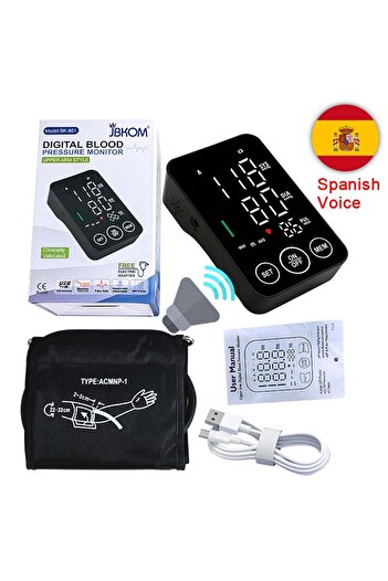 choice2 With Spanish Voice Spanish Voice Sphygmomanometer BP Monitor Health Care New LED Blood Pressure Moni