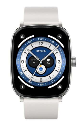 Haylou Smart Watch for Men Women, 2.01" AMOLED Display Smartwatch with Bluetooth Call, Fitness Track