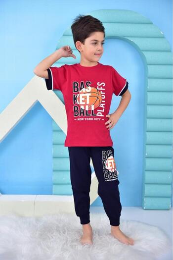 FORMO Boys' 100% Natural Cotton Short Sleeve Quality Pajama Set