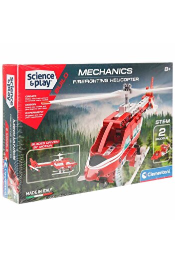 CLEMENTONI Science and Game: Mechanics Firefighting Helicopter