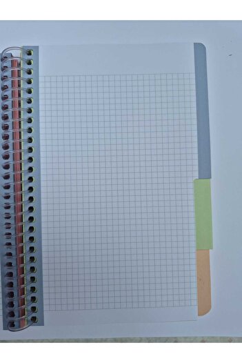 Gıpta MACARON NOTES 17X24 120 YAPRAK KARELİ 4 BÖLÜMLÜ