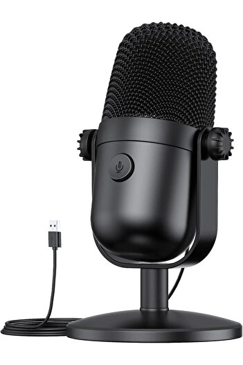 Generic USB Gaming Microphone with Mute & Noise Cancellation – RGB Condenser Mic for Streaming