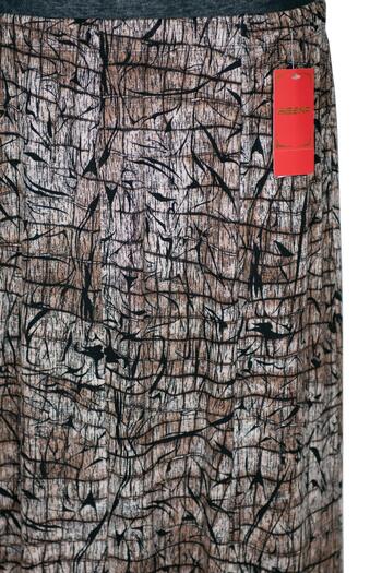 HESNA Women's Betül 8 Piece Elastic Unlined Stone Beige Skirt Pattern 46