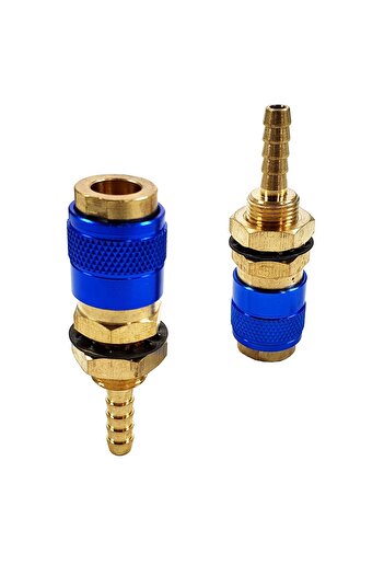 Proweld Water / air hose connector (female, blue) MIG-500P