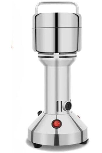 SUKILO 200g High-Speed Herb, Spice & Cereal Mill, 1000W Flour Powder Machine with Timer, Stainless Steel
